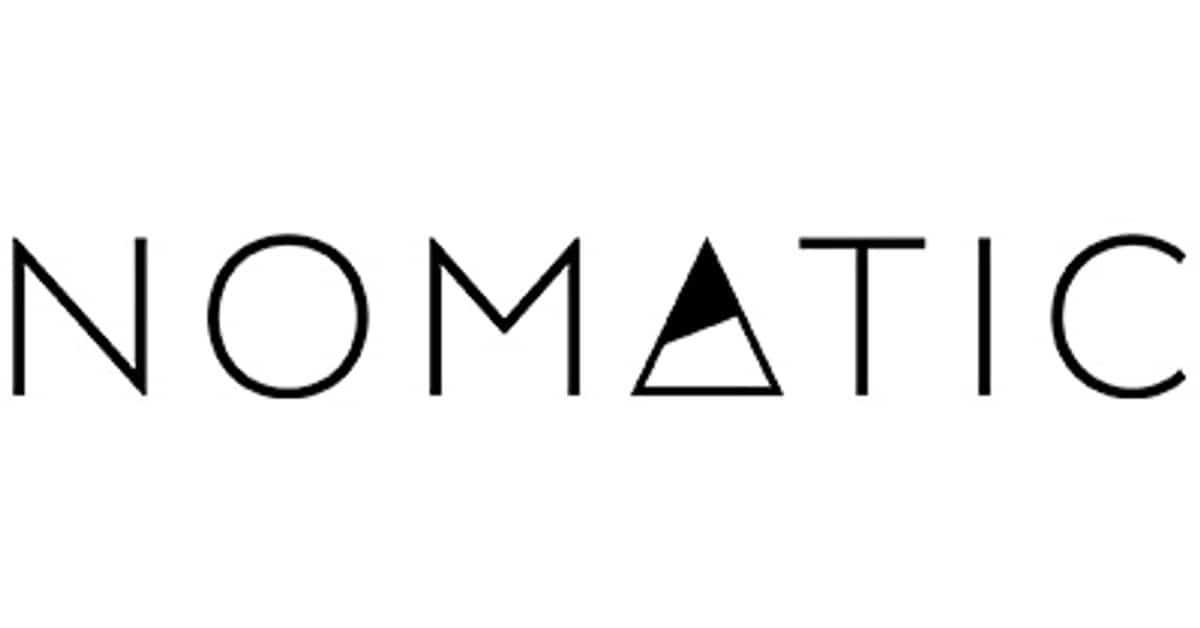 logotipo de mochila nomatic
